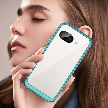 For Google Pixel 9a Case TPU+Acrylic Protective Clear Phone Cover