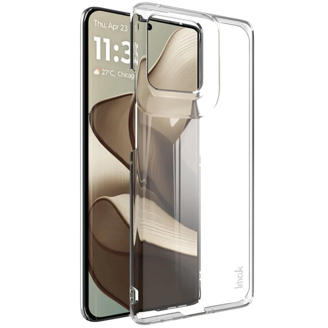 IMAK Crystal Case II Pro for Motorola Edge 50 5G Case Transparent PC Protective Phone Cover
