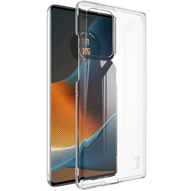 IMAK Crystal Case II Pro for Motorola Edge 50 Fusion 5G Case Transparent PC Protective Phone Cover
