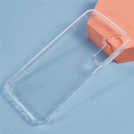 For Samsung Galaxy A16 4G / 5G Transparent TPU Cover Phone Case Airbag Protection (Big Rear Lens Hole)