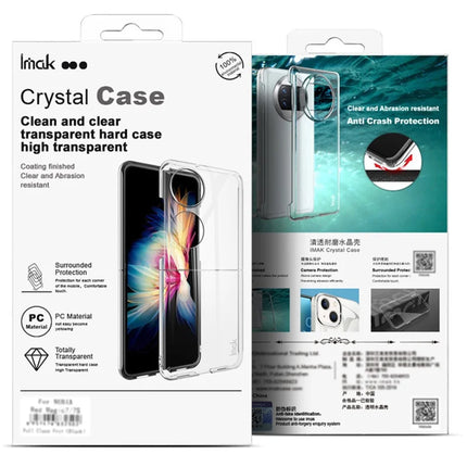 IMAK Crystal Case II Pro for Google Pixel 9 Pro XL Clear Case PC Protective Phone Cover