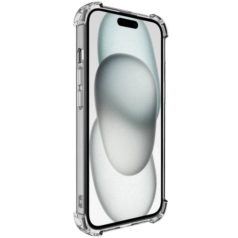 ShopCaseCart Cover Case iPhone 15 Protective cover Straight Frame Four Corner Impact-resistant Clear TPU Guard
