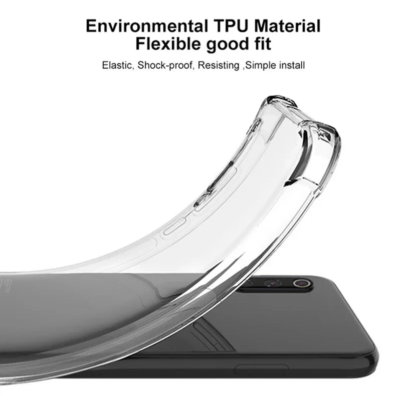 ShopCaseCart Cover Case iPhone 15 Protective cover Straight Frame Four Corner Impact-resistant Clear TPU Guard