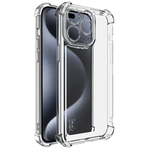 ShopCaseCart Cover Case iPhone 15 Pro Max Protective cover Straight Frame Four Corner Impact-resistant Clear TPU Guard