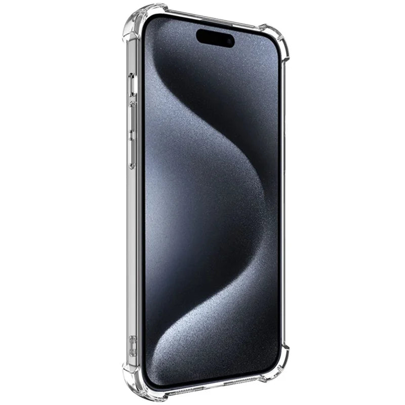 ShopCaseCart Cover Case iPhone 15 Pro Max Protective cover Straight Frame Four Corner Impact-resistant Clear TPU Guard