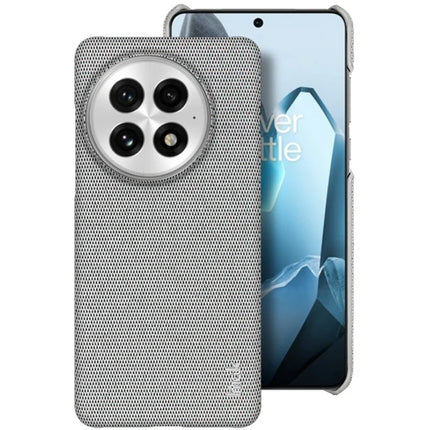 IMAK Ruiyi Series for OnePlus 13 Case Classic Fabric Texture Leather+PC Phone Cover