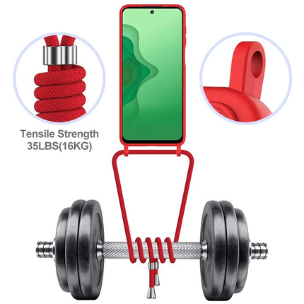 For Motorola Moto G14 4G Case Liquid Silicone Card Holder Back Phone Cover with Lanyard