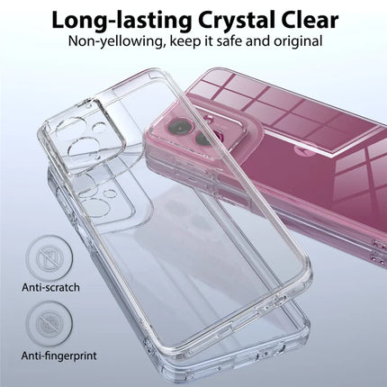 For Motorola Moto G55 5G Clear Phone Case TPU+Acrylic Shockproof Phone Back Cover