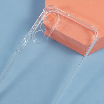 For Samsung Galaxy A26 5G Case Reinforced Corner TPU Clear Phone Cover with Lanyard