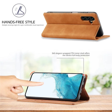 LC.IMEEKE For Samsung Galaxy A16 5G / A16 4G Stand Case TPU+PU Flip Phone Cover