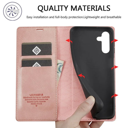 LC.IMEEKE For Samsung Galaxy A16 5G / A16 4G Stand Case TPU+PU Flip Phone Cover
