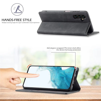 LC.IMEEKE For Samsung Galaxy A16 5G / A16 4G Stand Case TPU+PU Flip Phone Cover