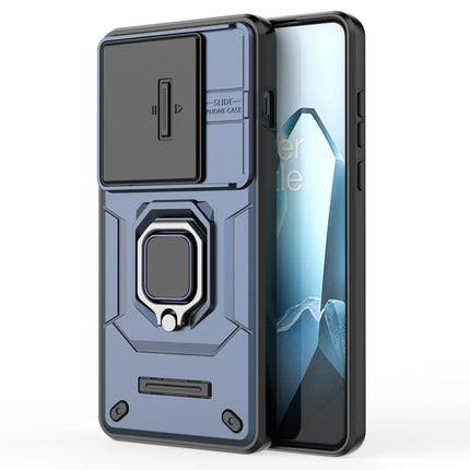 For OnePlus 13 Case PC+TPU Kickstand Phone Protector with Lens Cover