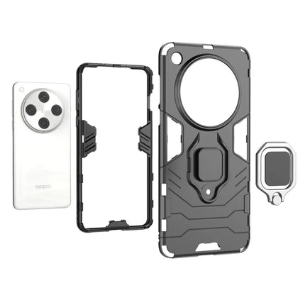 For Oppo Find X8 Pro 5G Case PC+TPU Protective Phone Cover with Ring Kickstand