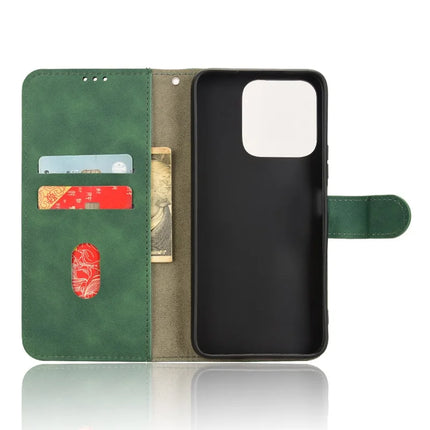 For Honor X5b Leather Case Skin-Feel Anti-Drop Wallet Flip Phone Cover