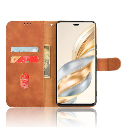 For Honor X60 Pro 5G / Magic7 Lite 5G / X9c 5G Leather Case Skin-Feel Anti-Drop Wallet Flip Phone Cover