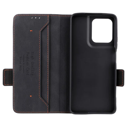 For Motorola Moto G75 5G Case Leather Wallet Flip Phone Cover with Hardware Decor