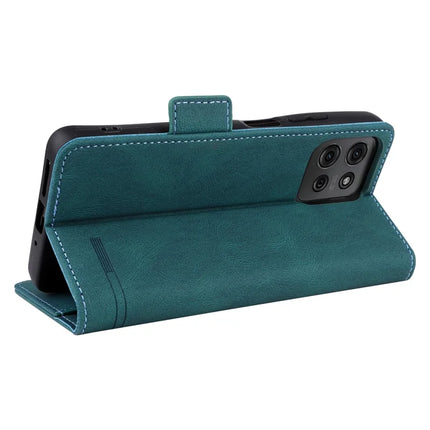 For Motorola Moto G75 5G Case Leather Wallet Flip Phone Cover with Hardware Decor