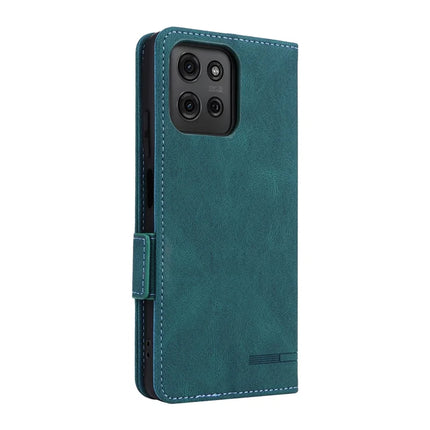 For Motorola Moto G75 5G Case Leather Wallet Flip Phone Cover with Hardware Decor