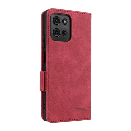 For Motorola Moto G75 5G Case Leather Wallet Flip Phone Cover with Hardware Decor