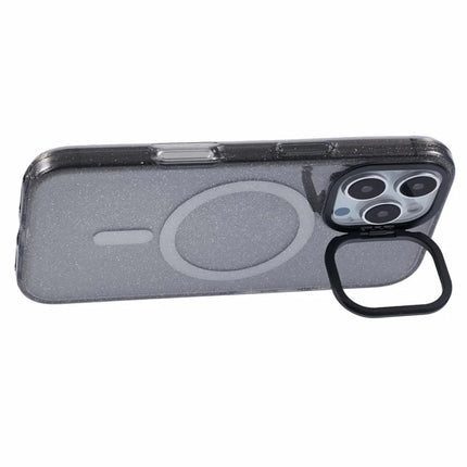 KIGC For iPhone 16 Pro Max Case Compatible with MagSafe Epoxy Design Kickstand TPU+PC Phone Back Cover