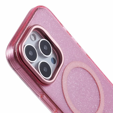 KIGC For iPhone 16 Pro Max Case Compatible with MagSafe Epoxy Design Kickstand TPU+PC Phone Back Cover