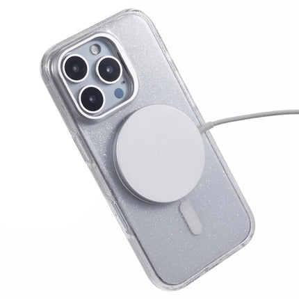 KIGC For iPhone 16 Pro Max Case Compatible with MagSafe Epoxy Design Kickstand TPU+PC Phone Back Cover
