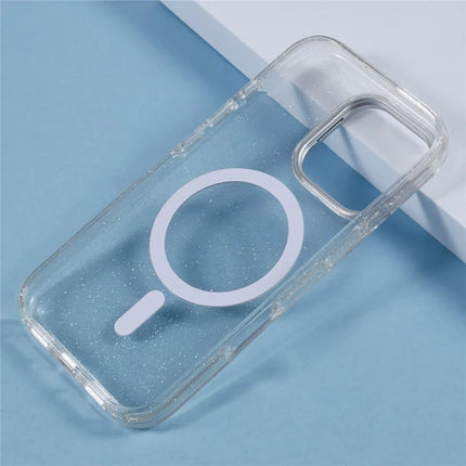 KIGC For iPhone 16 Pro Max Case Compatible with MagSafe Epoxy Design Kickstand TPU+PC Phone Back Cover