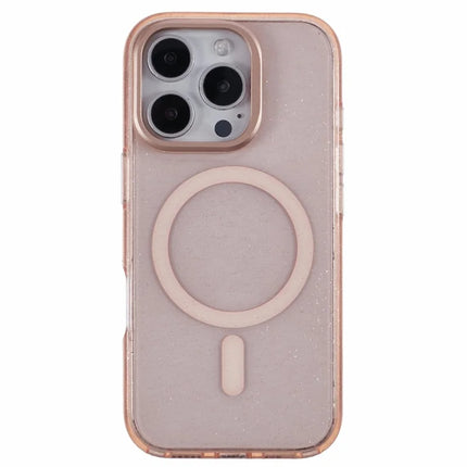 KIGC For iPhone 16 Pro Max Case Compatible with MagSafe Epoxy Design Kickstand TPU+PC Phone Back Cover