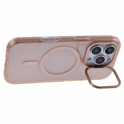 KIGC For iPhone 16 Pro Max Case Compatible with MagSafe Epoxy Design Kickstand TPU+PC Phone Back Cover
