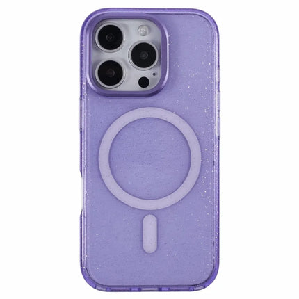 KIGC For iPhone 16 Pro Max Case Compatible with MagSafe Epoxy Design Kickstand TPU+PC Phone Back Cover
