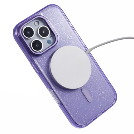 KIGC For iPhone 16 Pro Max Case Compatible with MagSafe Epoxy Design Kickstand TPU+PC Phone Back Cover