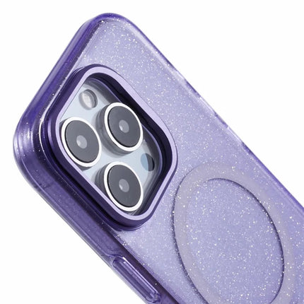 KIGC For iPhone 16 Pro Max Case Compatible with MagSafe Epoxy Design Kickstand TPU+PC Phone Back Cover