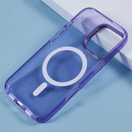 KIGC For iPhone 16 Pro Max Case Compatible with MagSafe Epoxy Design Kickstand TPU+PC Phone Back Cover