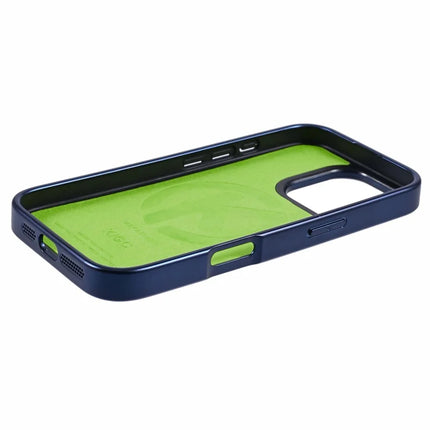 KIGC For iPhone 16 Pro Max Case Compatible with MagSafe Leather+PC+TPU Phone Cover