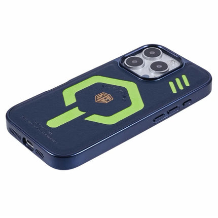 KIGC For iPhone 16 Pro Max Case Compatible with MagSafe Leather+PC+TPU Phone Cover