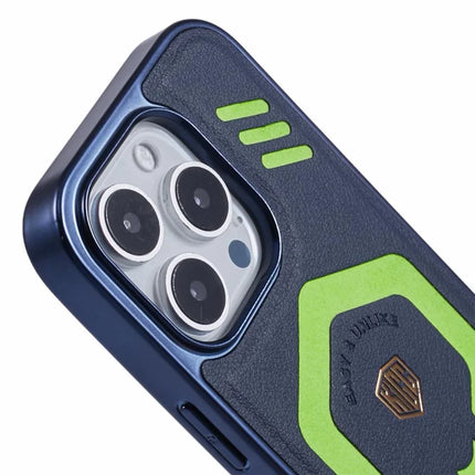 KIGC For iPhone 16 Pro Max Case Compatible with MagSafe Leather+PC+TPU Phone Cover
