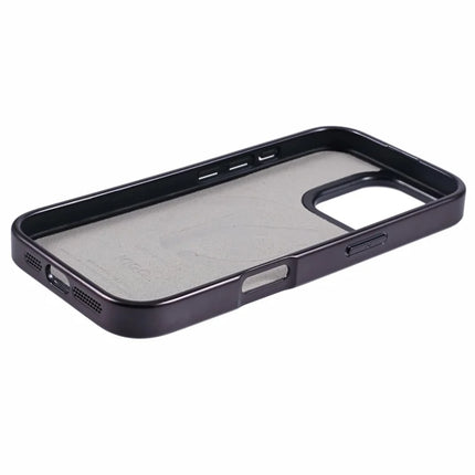 KIGC For iPhone 16 Pro Max Case Compatible with MagSafe Leather+PC+TPU Phone Cover