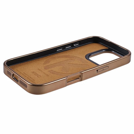 KIGC For iPhone 16 Pro Max Case Compatible with MagSafe Leather+PC+TPU Phone Cover