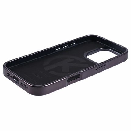 KIGC For iPhone 16 Pro Max Case Compatible with MagSafe Snake Texture Leather+PC+TPU Back Cover