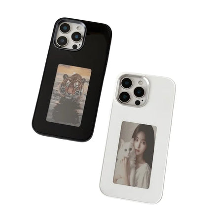 For iPhone 16 Pro Max E Ink Phone Case 4-Color Screen, DIY Wireless NFC Photo Display