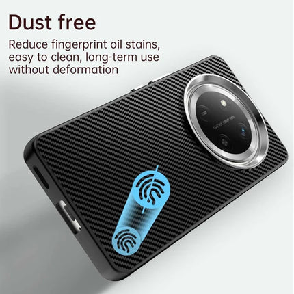 For Honor X60 Pro 5G / X9c 5G / Magic7 Lite 5G Case Cell Phone Hybrid Back Cover Carbon Fiber Texture