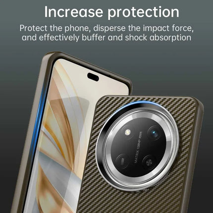 For Honor X60 Pro 5G / X9c 5G / Magic7 Lite 5G Case Cell Phone Hybrid Back Cover Carbon Fiber Texture