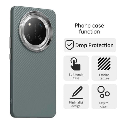 For Honor X60 Pro 5G / X9c 5G / Magic7 Lite 5G Case Cell Phone Hybrid Back Cover Carbon Fiber Texture