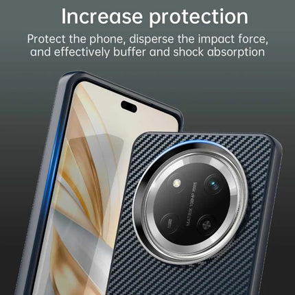 For Honor X60 Pro 5G / X9c 5G / Magic7 Lite 5G Case Cell Phone Hybrid Back Cover Carbon Fiber Texture