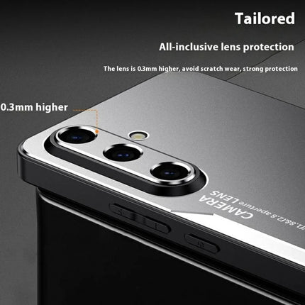 For Samsung Galaxy A26 5G Phone Case Aluminium Alloy TPU PC Back Cover