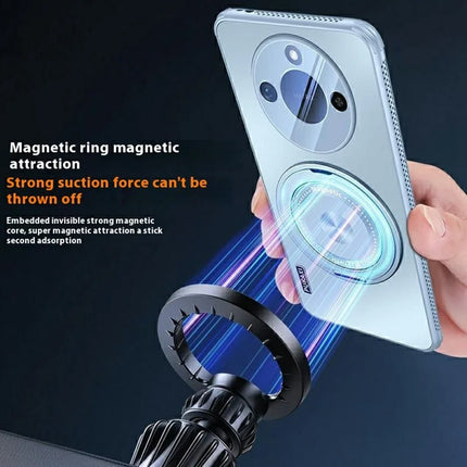 For Honor X60 5G Case Compatible with MagSafe Kickstand TPU+PC Heat Dissipation Phone Cover