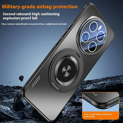 For Honor Magic7 Pro 5G Case Compatible with MagSafe Kickstand TPU+PC Heat Dissipation Phone Cover