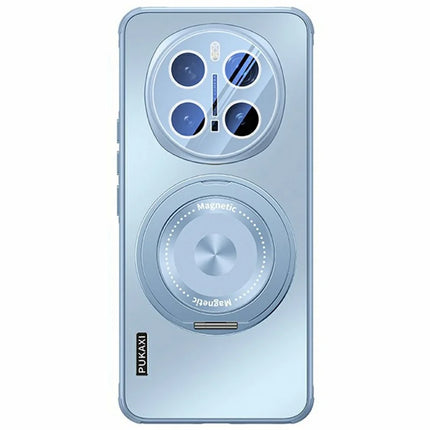 For Honor Magic7 Pro 5G Case Compatible with MagSafe Kickstand TPU+PC Heat Dissipation Phone Cover - Blue