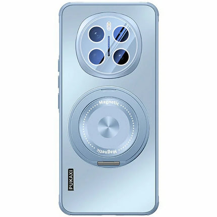 For Honor Magic7 5G Case Compatible with MagSafe Kickstand TPU+PC Heat Dissipation Phone Cover - Blue
